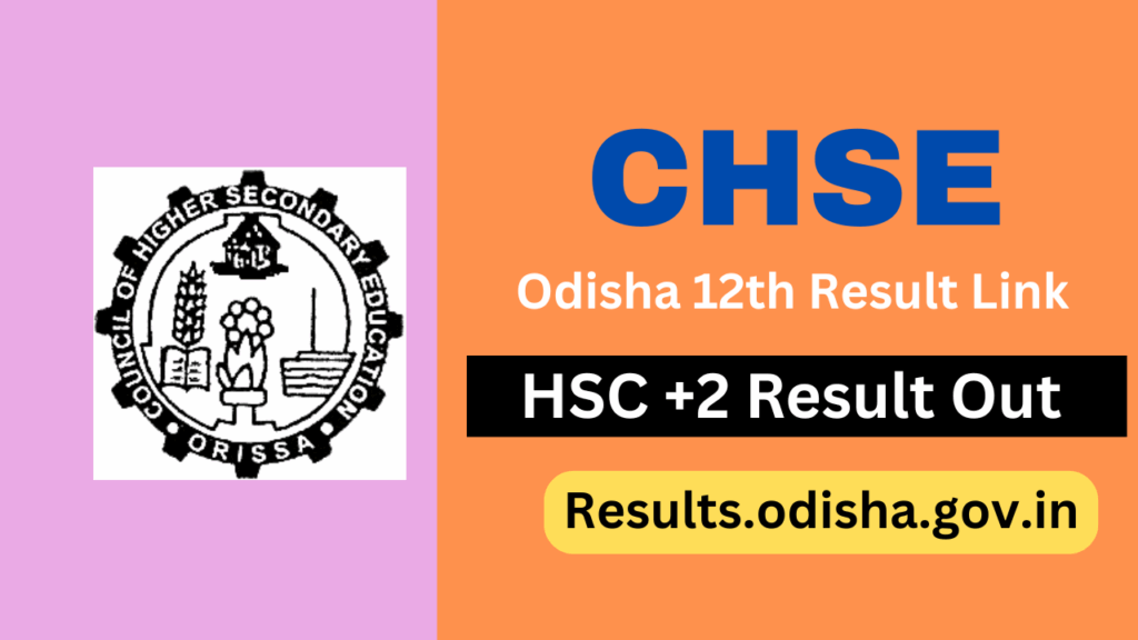 Results.odisha.gov.in 2025 Class 12th Result Link